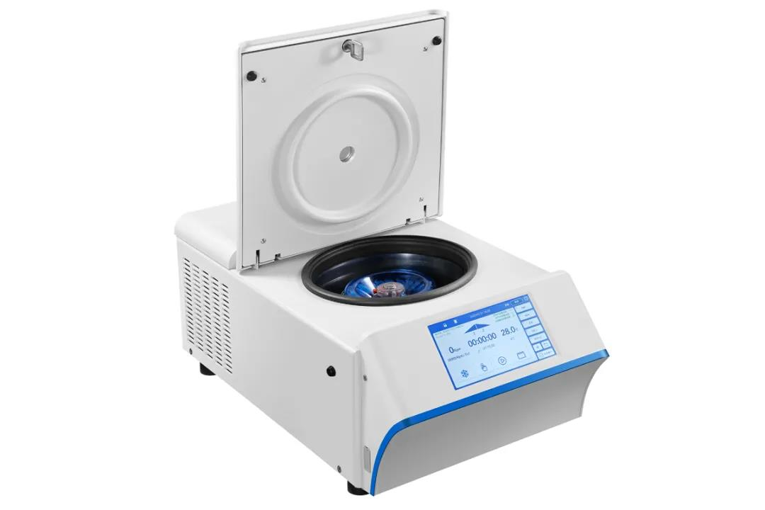 The application of touch screen in the centrifuge