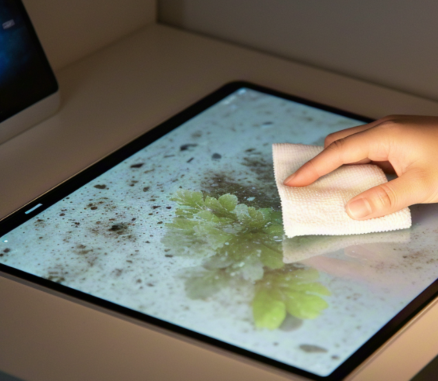 Chemical resistance test for touch panels