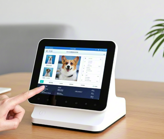 Application of touch LCD in pet health monitoring devices