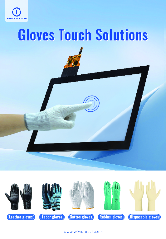 Capacitive touch screen supporting operation with gloves