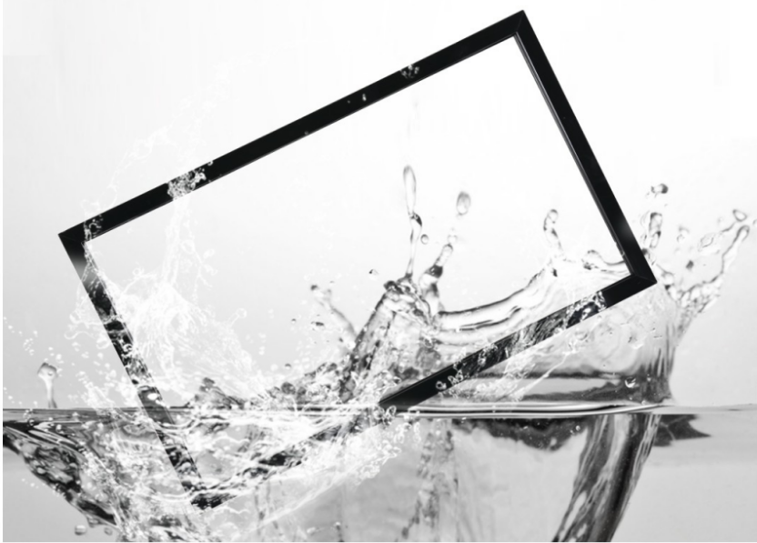 How does touch screen achieve waterproof effect