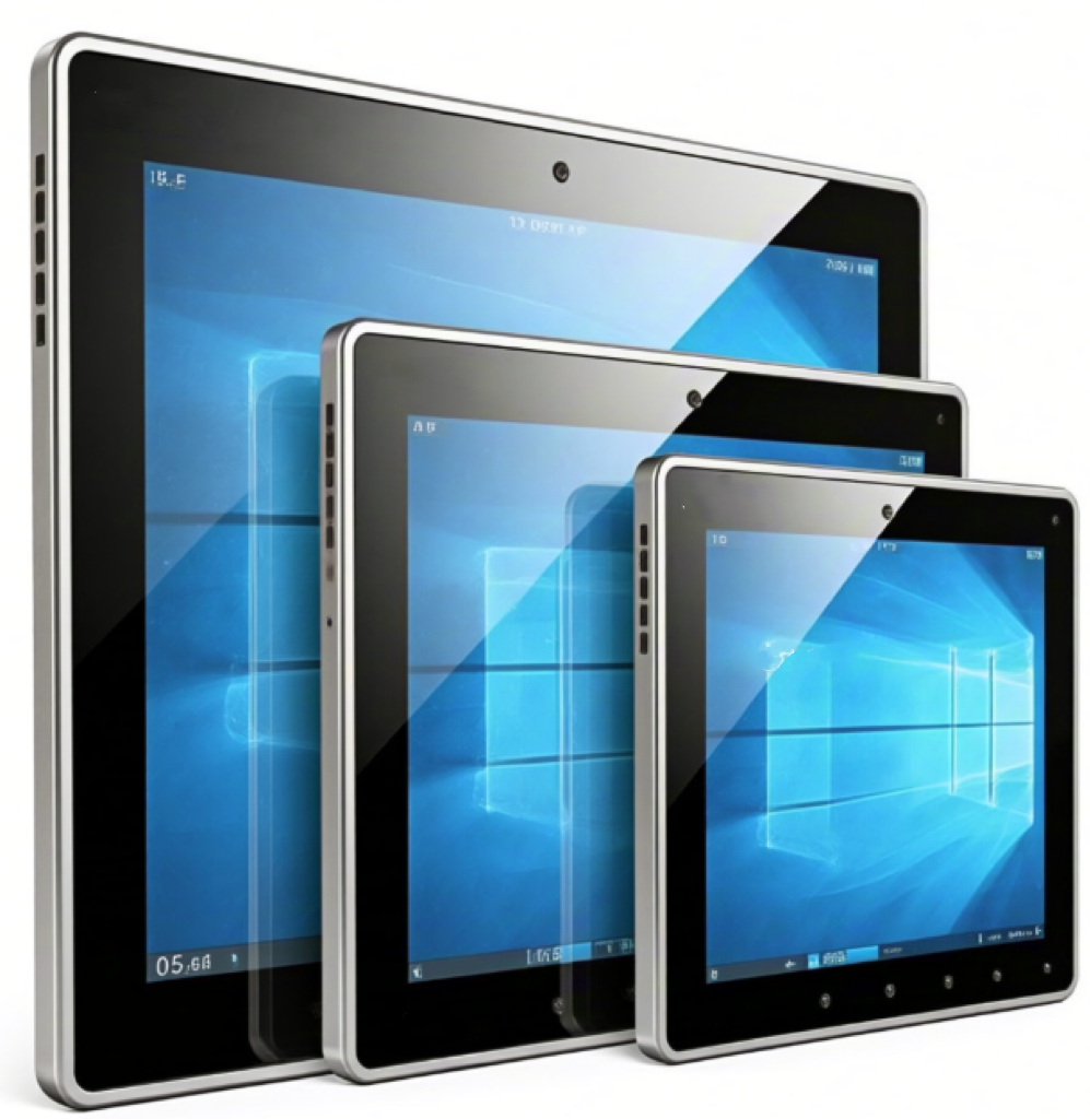What are the main sizes of touch screen?